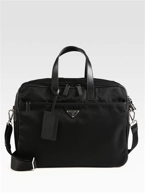 nylon briefcase prada|Prada nylon pouch bag.